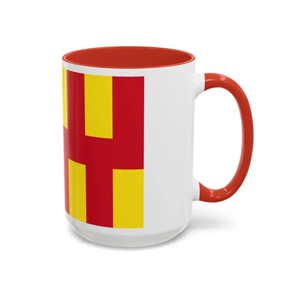 Flag of Northumberland UK - Accent Coffee Mug - Go Mug Yourself