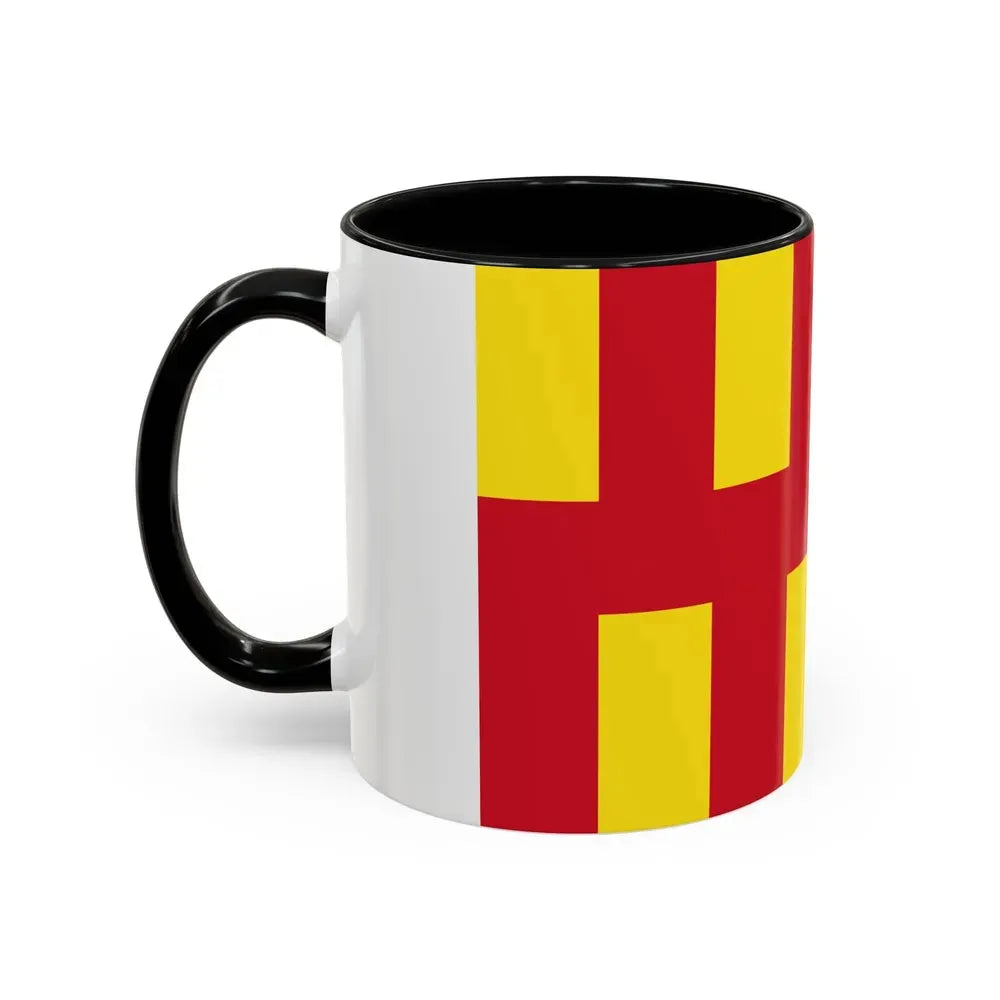 Flag of Northumberland UK - Accent Coffee Mug - Go Mug Yourself