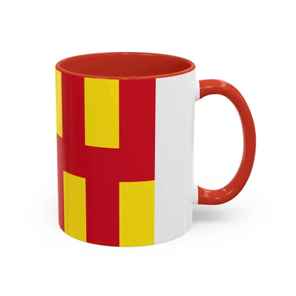 Flag of Northumberland UK - Accent Coffee Mug - Go Mug Yourself