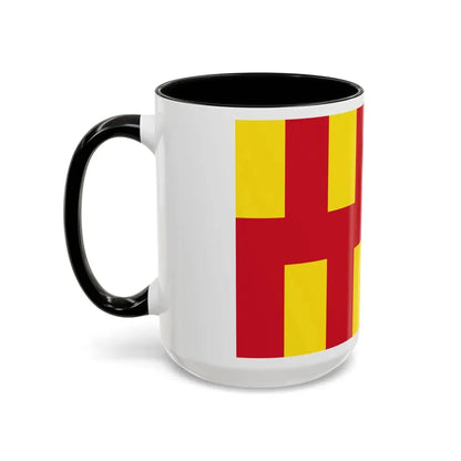 Flag of Northumberland UK - Accent Coffee Mug - Go Mug Yourself