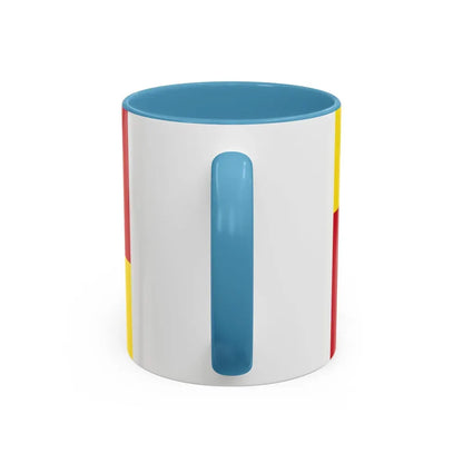 Flag of Northumberland UK - Accent Coffee Mug - Go Mug Yourself