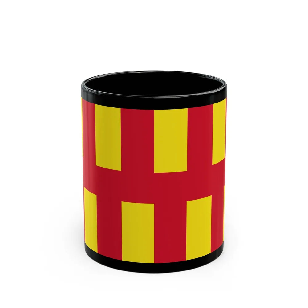 Flag of Northumberland UK - Black Coffee Mug-11oz-Go Mug Yourself