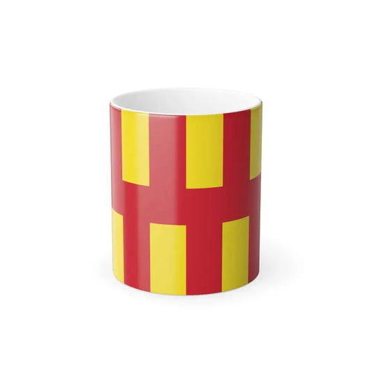 Flag of Northumberland UK - Color Changing Coffee Mug 11oz - Go Mug Yourself
