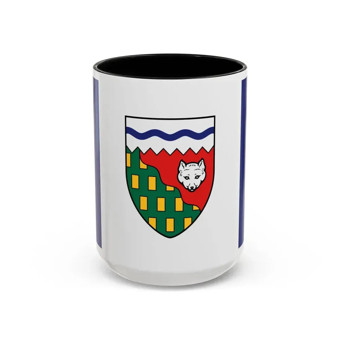 Flag of Northwest Territories Canada - Accent Coffee Mug 15oz Black - Go Mug Yourself