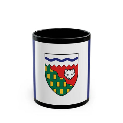 Flag of Northwest Territories Canada - Black Coffee Mug-11oz-Go Mug Yourself