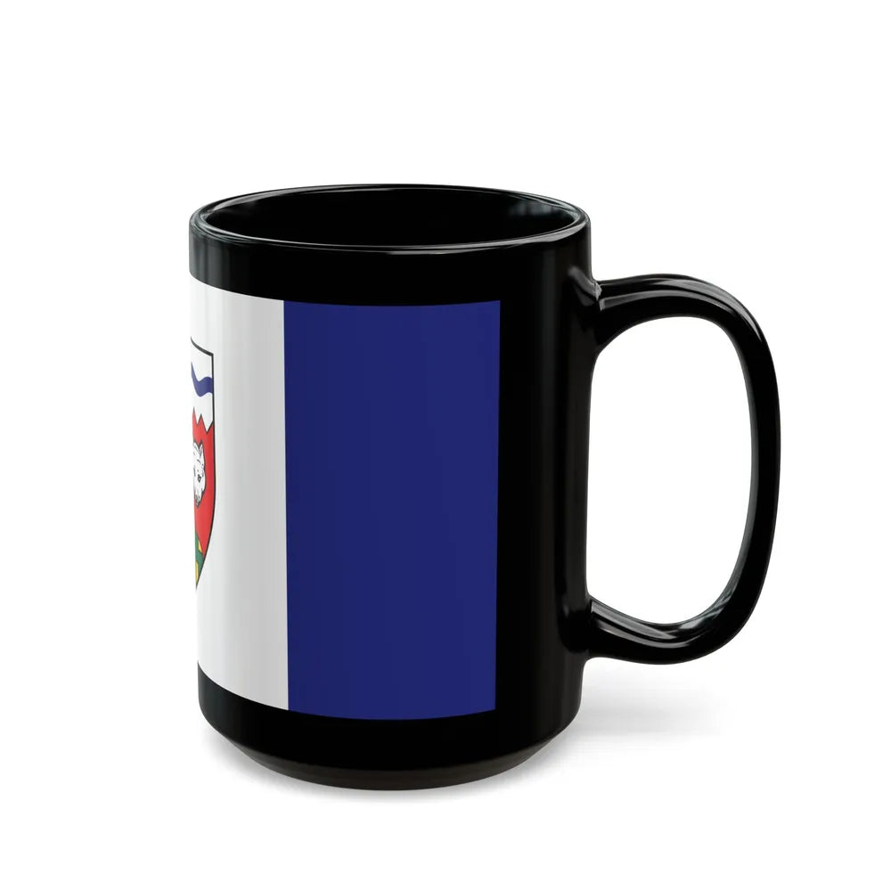 Flag of Northwest Territories Canada - Black Coffee Mug-Go Mug Yourself