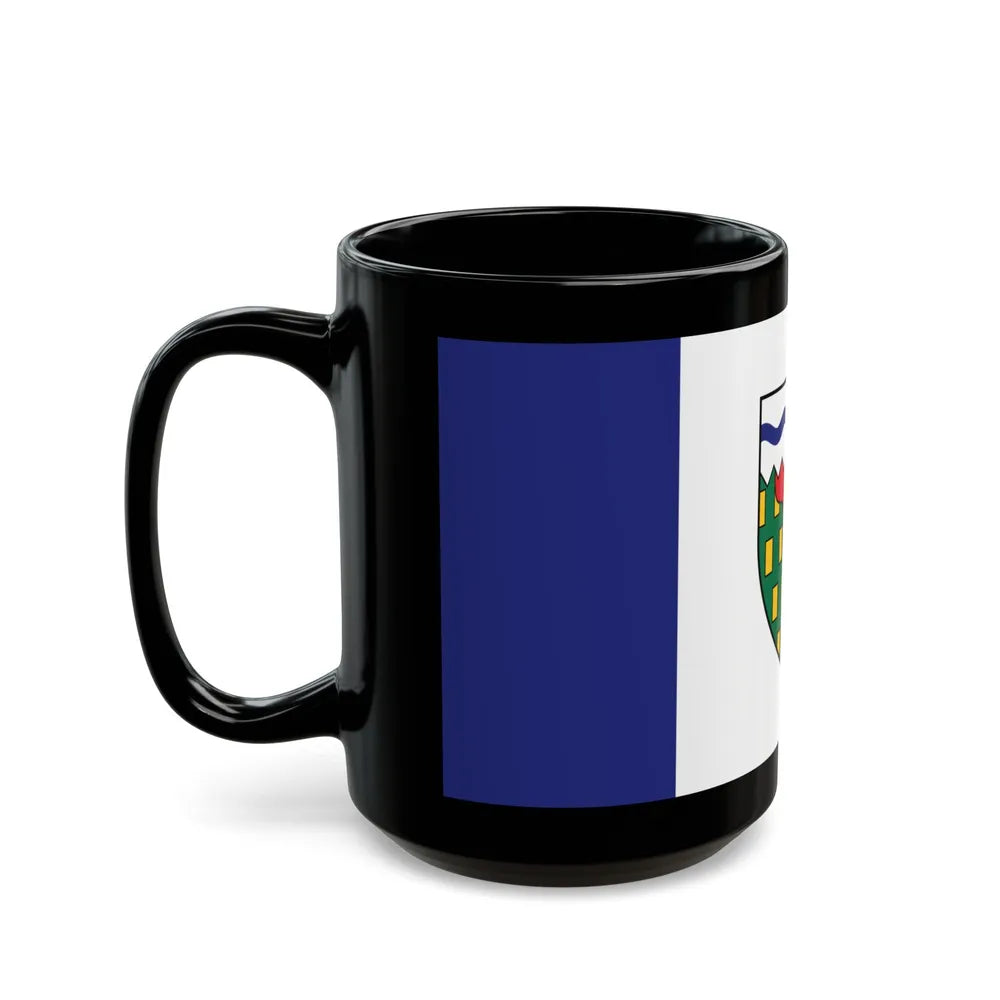 Flag of Northwest Territories Canada - Black Coffee Mug-Go Mug Yourself