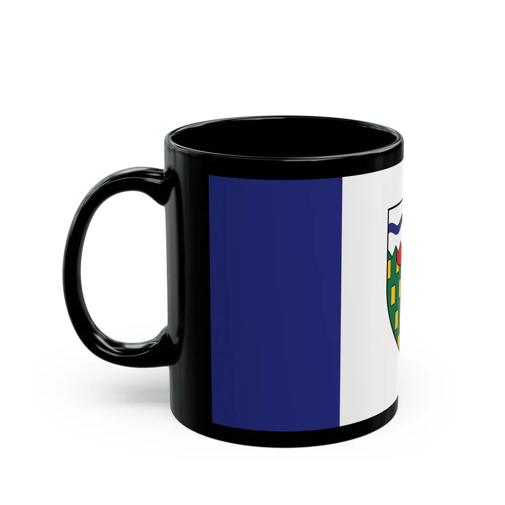 Flag of Northwest Territories Canada - Black Coffee Mug-Go Mug Yourself