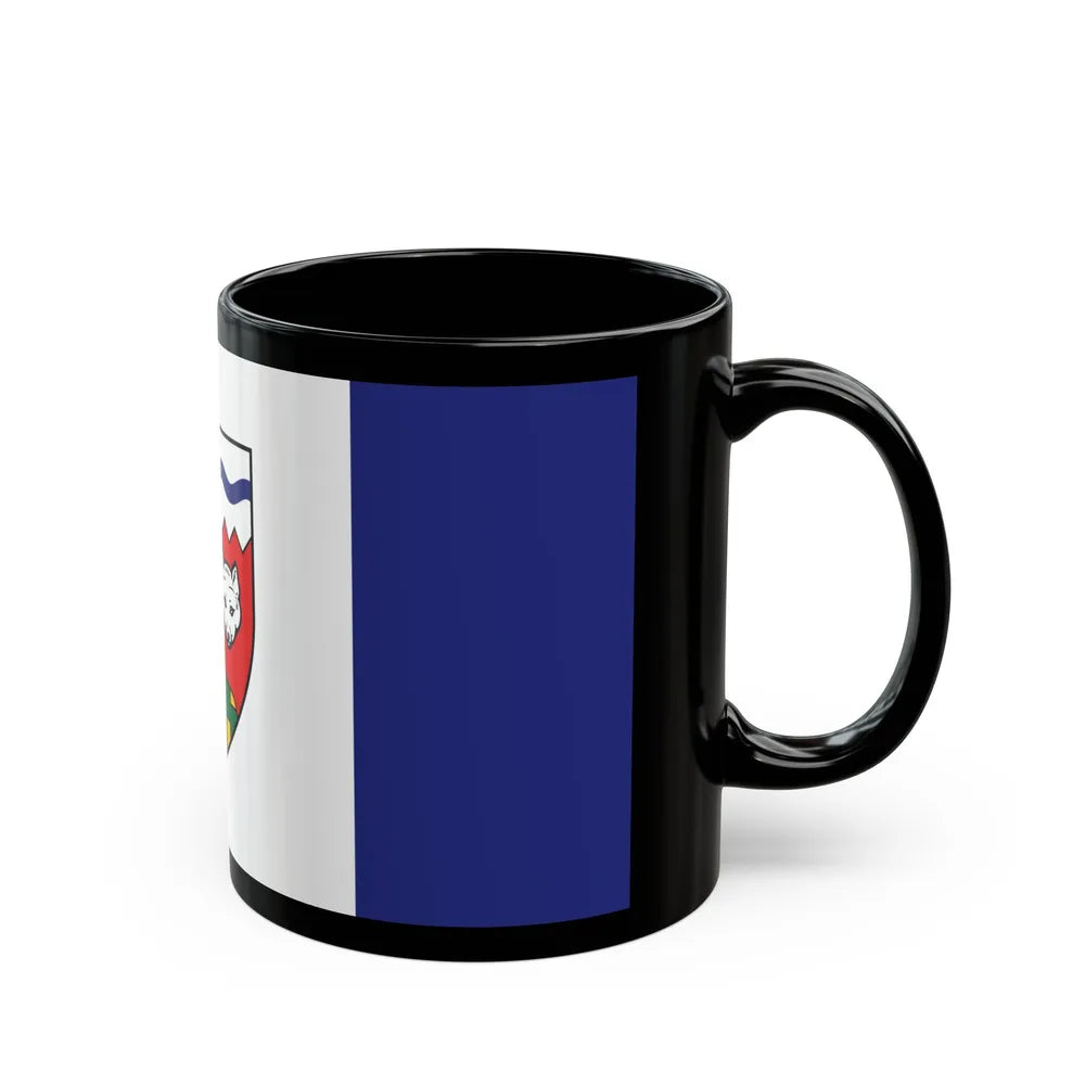 Flag of Northwest Territories Canada - Black Coffee Mug-Go Mug Yourself