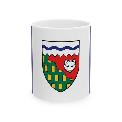 Flag of Northwest Territories Canada - White Coffee Mug-11oz-Go Mug Yourself