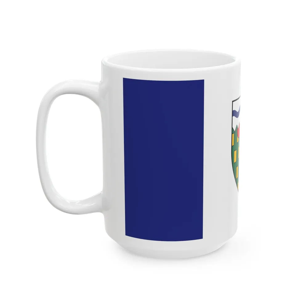 Flag of Northwest Territories Canada - White Coffee Mug-Go Mug Yourself