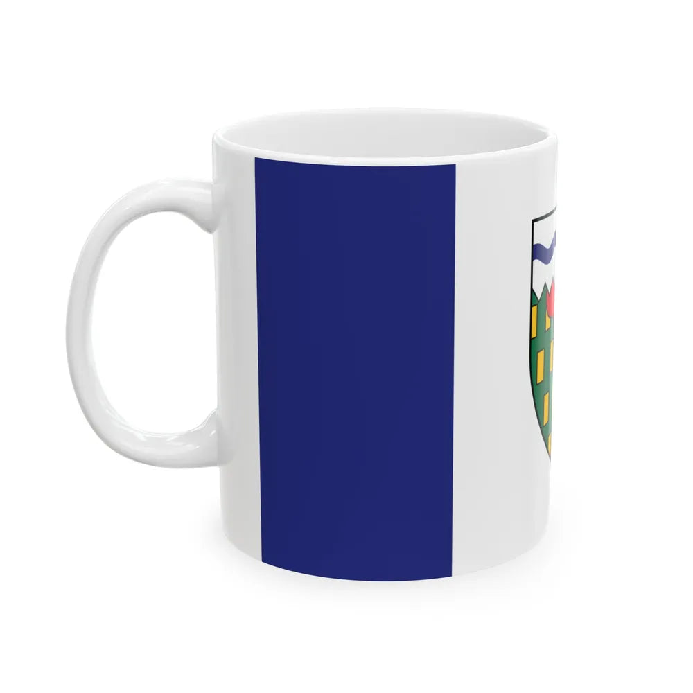 Flag of Northwest Territories Canada - White Coffee Mug-Go Mug Yourself