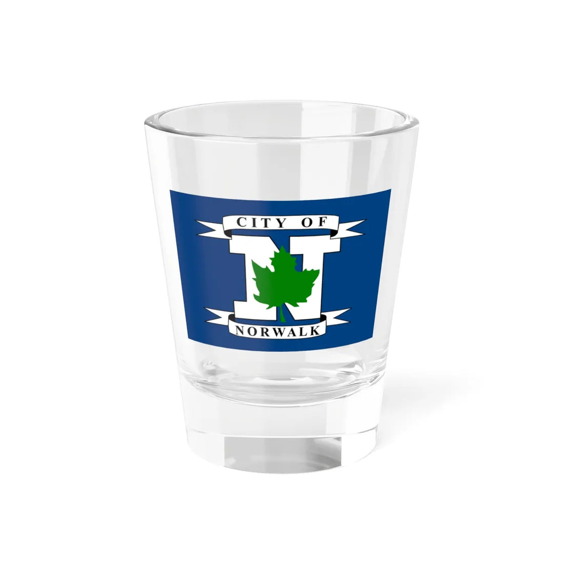 Flag of Norwalk Ohio (United States) Shot Glass 1.5oz - Go Mug Yourself