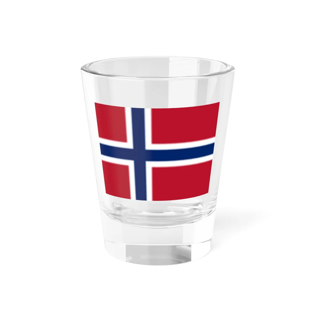 Flag of Norway ba122b for red  002469 for blue (Norway) Shot Glass 1.5oz 1.5oz - Go Mug Yourself
