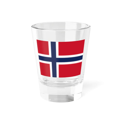 Flag of Norway c81329 for red  14275b for blue (Norway) Shot Glass 1.5oz 1.5oz - Go Mug Yourself
