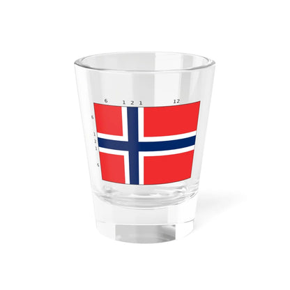 Flag of Norway proportions (Norway) Shot Glass 1.5oz 1.5oz - Go Mug Yourself