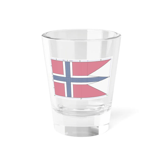 Flag of Norway - state and war construction sheet (Norway) Shot Glass 1.5oz 1.5oz - Go Mug Yourself