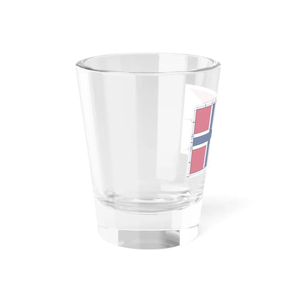 Flag of Norway - state and war construction sheet (Norway) Shot Glass 1.5oz - Go Mug Yourself