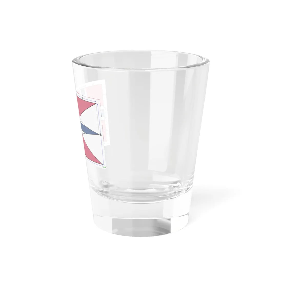 Flag of Norway - state and war construction sheet (Norway) Shot Glass 1.5oz - Go Mug Yourself