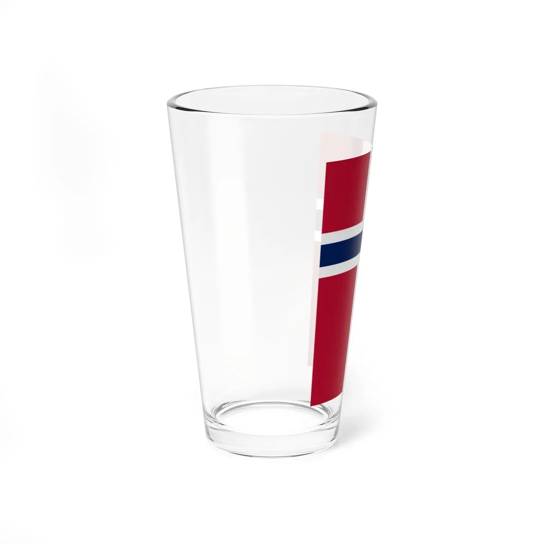 Flag of Norway vertical (Norway) Pint Glass 16oz - Go Mug Yourself