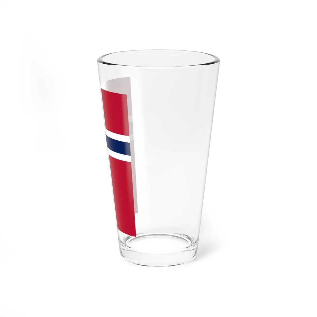 Flag of Norway vertical (Norway) Pint Glass 16oz - Go Mug Yourself