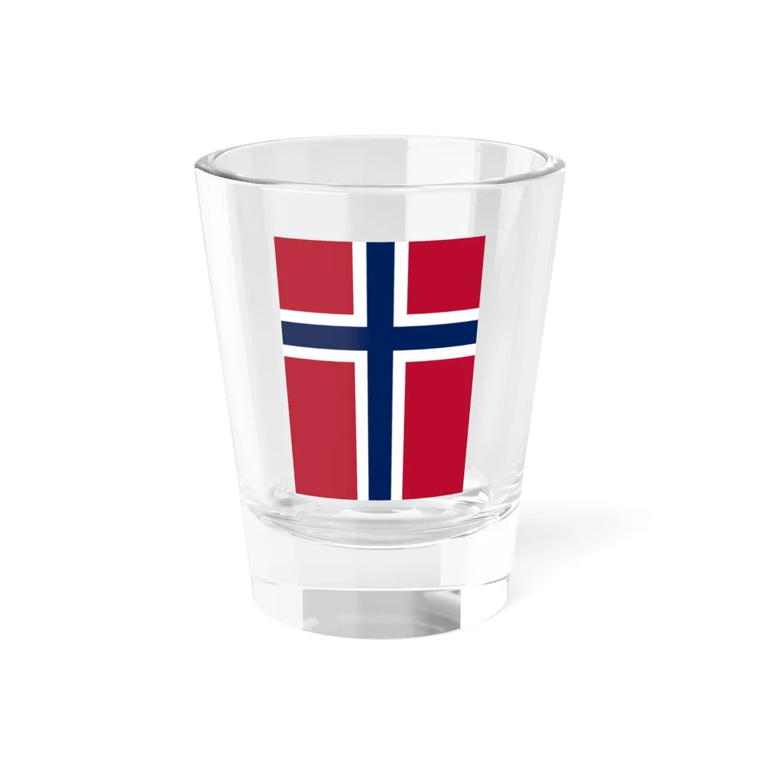 Flag of Norway vertical (Norway) Shot Glass 1.5oz 1.5oz - Go Mug Yourself