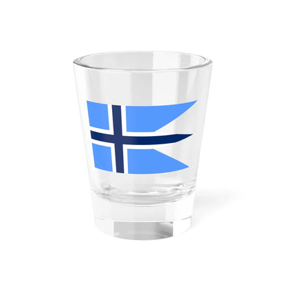 Flag of Norwegian Antarctica proposed (Norway) Shot Glass 1.5oz 1.5oz - Go Mug Yourself