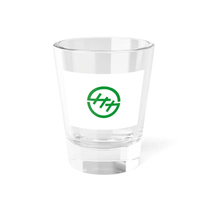 Flag of Nosaka Chiba 1977-2006 (Japan) Shot Glass 1.5oz 1.5oz - Go Mug Yourself