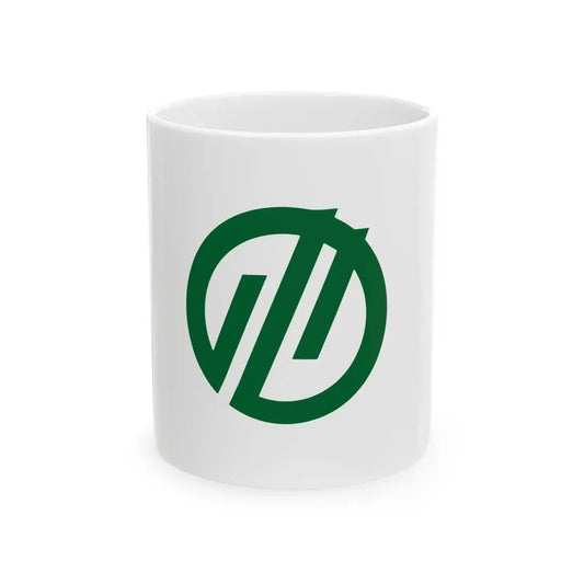 Flag of Nosegawa Nara (Japan) White Coffee Mug 11oz - Go Mug Yourself