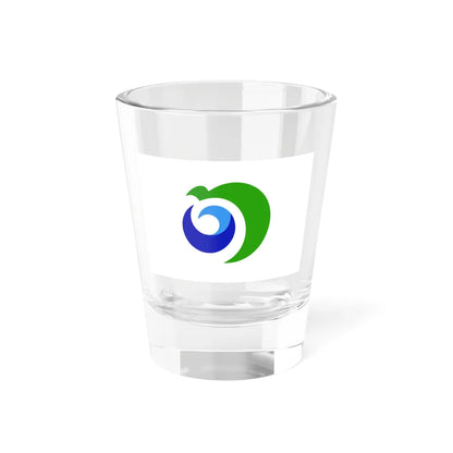 Flag of Noshiro Akita (Japan) Shot Glass 1.5oz 1.5oz - Go Mug Yourself