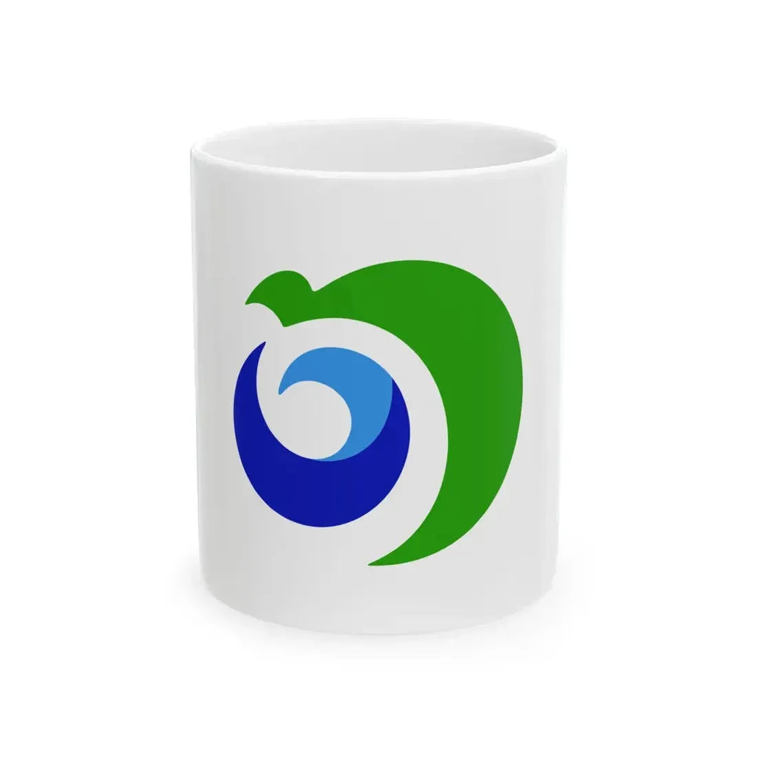 Flag of Noshiro Akita (Japan) White Coffee Mug 11oz - Go Mug Yourself