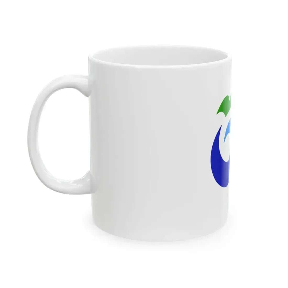 Flag of Noshiro Akita (Japan) White Coffee Mug - Go Mug Yourself