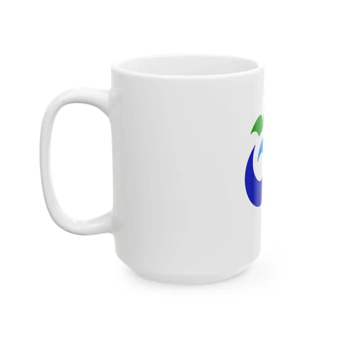 Flag of Noshiro Akita (Japan) White Coffee Mug - Go Mug Yourself