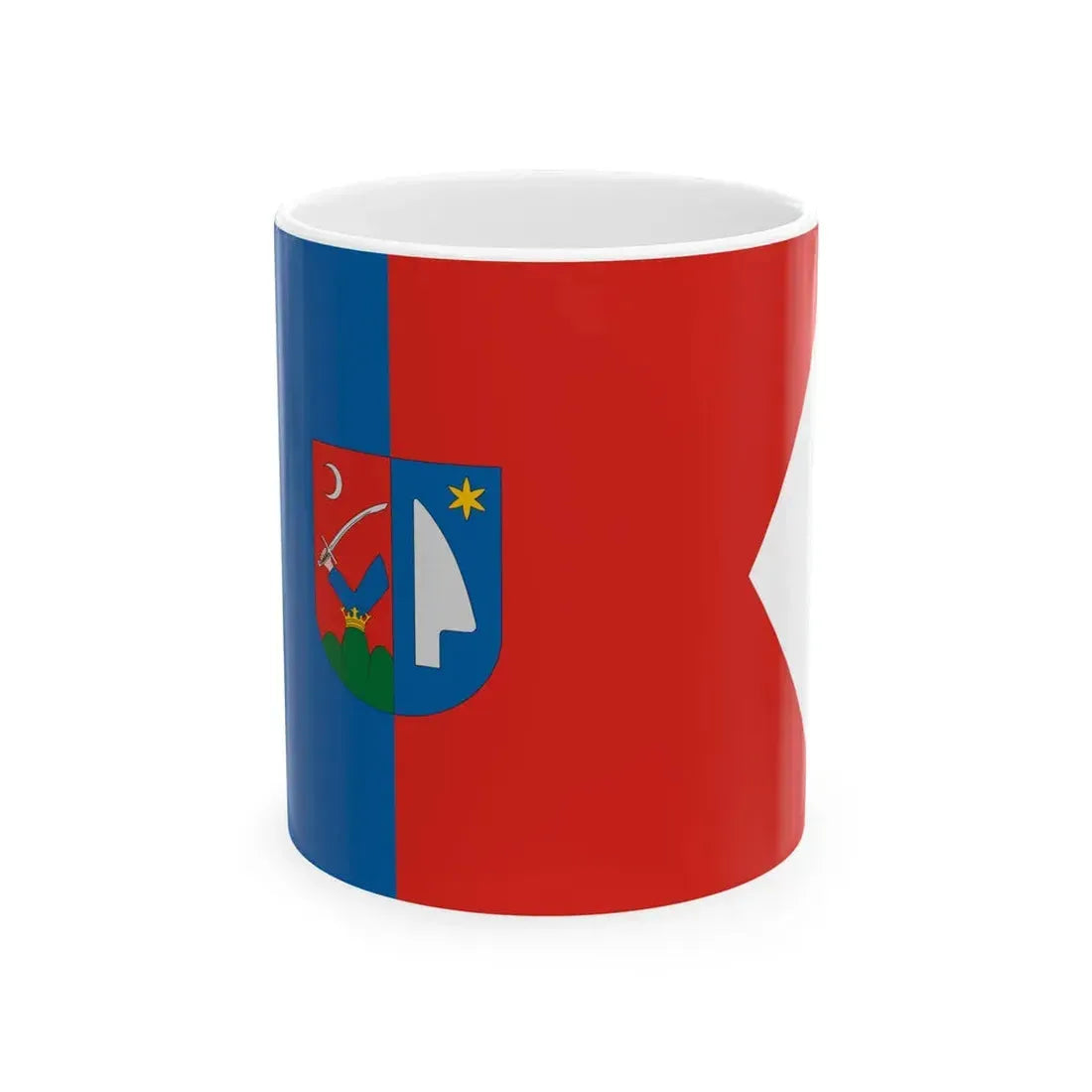 Flag of Noszlop (Hungary) White Coffee Mug 11oz - Go Mug Yourself