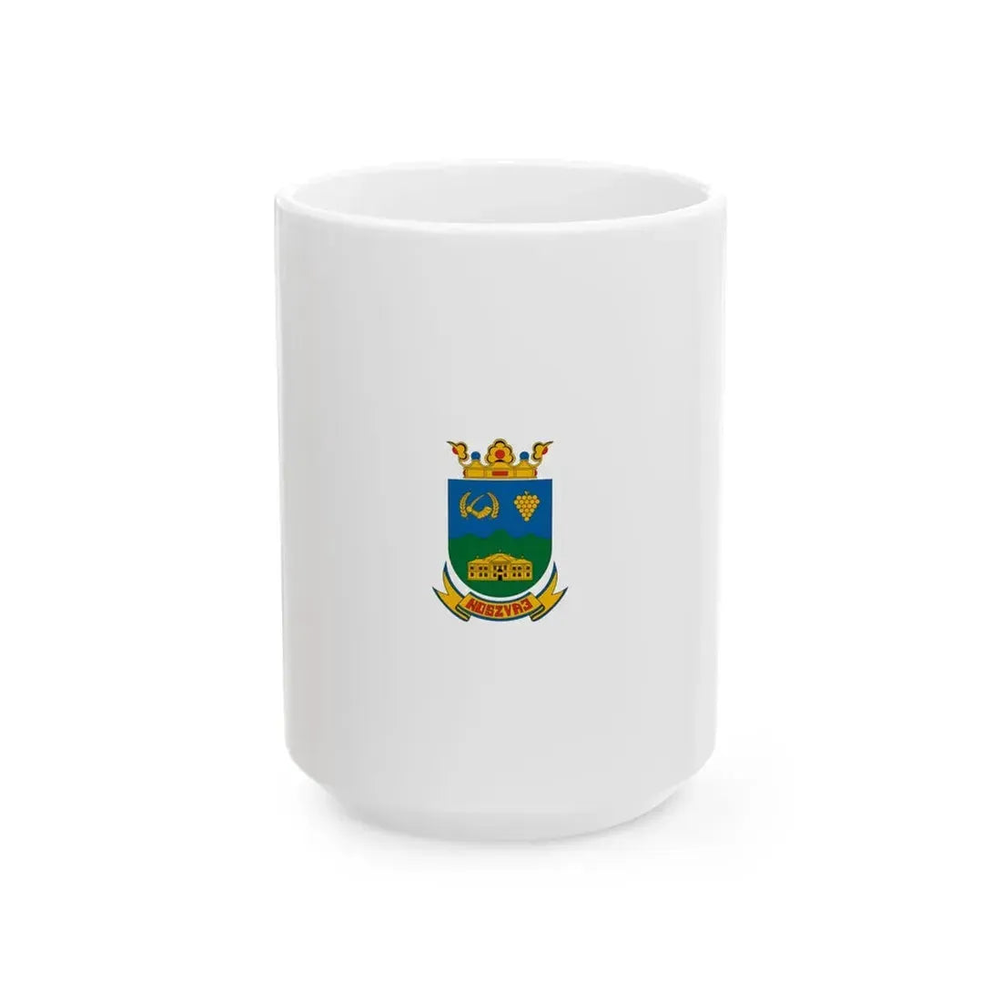 Flag of Noszvaj (Hungary) White Coffee Mug 15oz - Go Mug Yourself