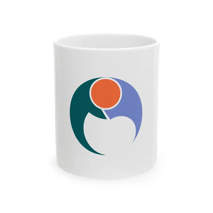 Flag of Noto Ishikawa (Japan) White Coffee Mug 11oz - Go Mug Yourself