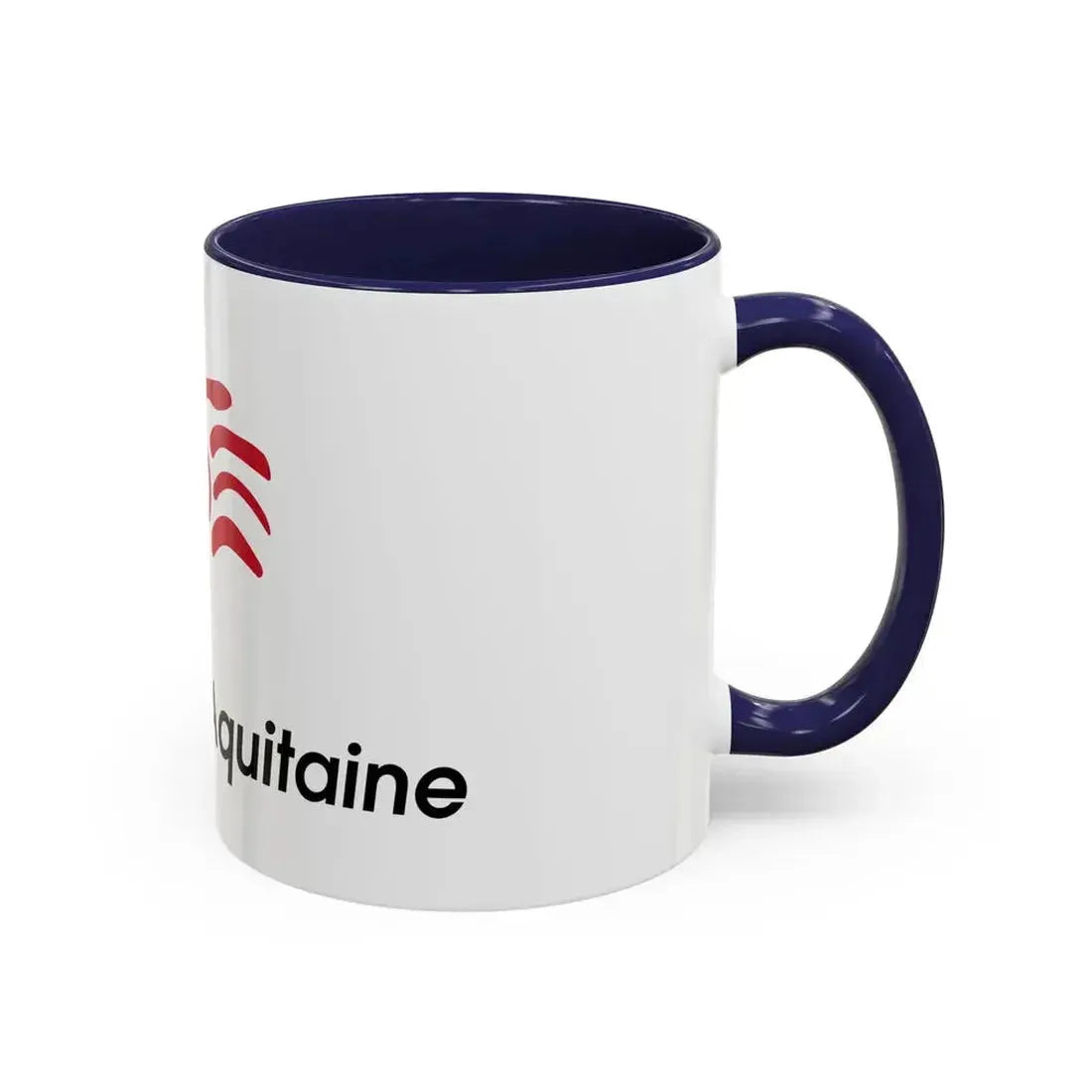 Flag of Nouvelle Aquitaine France 2 - Accent Coffee Mug - Go Mug Yourself