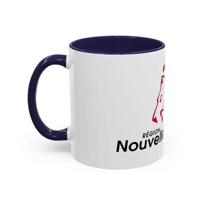 Flag of Nouvelle Aquitaine France 2 - Accent Coffee Mug - Go Mug Yourself