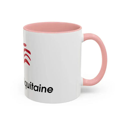 Flag of Nouvelle Aquitaine France 2 - Accent Coffee Mug - Go Mug Yourself