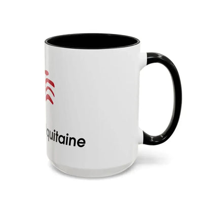 Flag of Nouvelle Aquitaine France 2 - Accent Coffee Mug - Go Mug Yourself