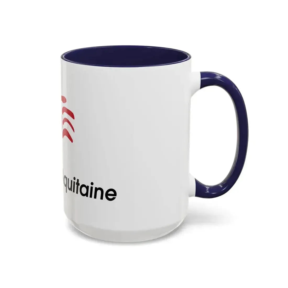 Flag of Nouvelle Aquitaine France 2 - Accent Coffee Mug - Go Mug Yourself