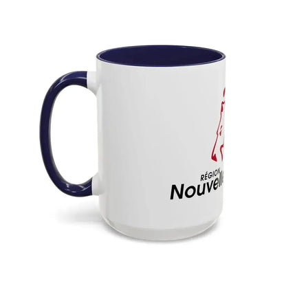 Flag of Nouvelle Aquitaine France 2 - Accent Coffee Mug - Go Mug Yourself