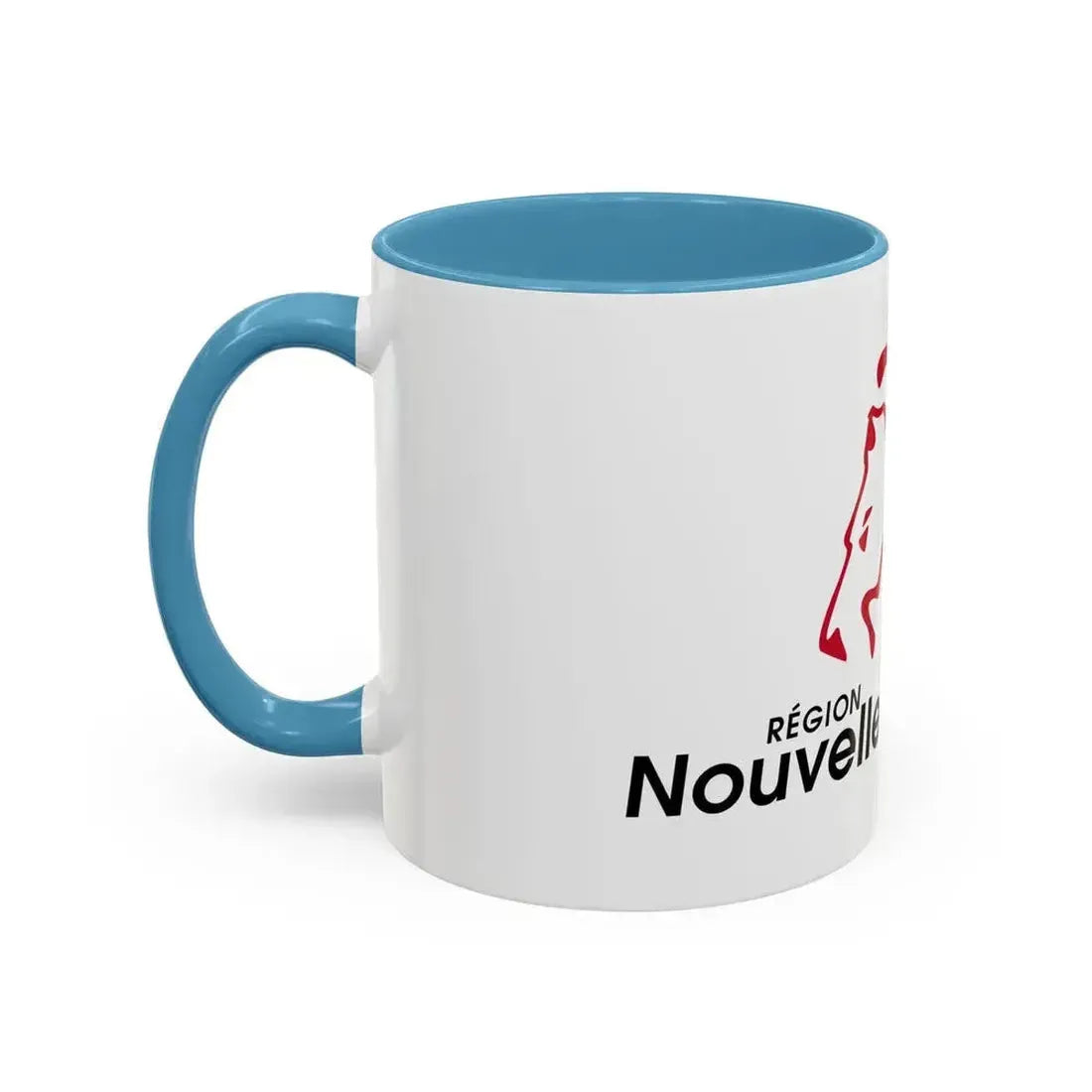 Flag of Nouvelle Aquitaine France 2 - Accent Coffee Mug - Go Mug Yourself