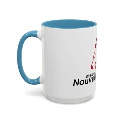 Flag of Nouvelle Aquitaine France 2 - Accent Coffee Mug - Go Mug Yourself
