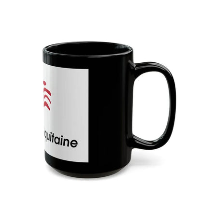 Flag of Nouvelle Aquitaine France 2 - Black Coffee Mug - Go Mug Yourself