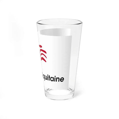 Flag of Nouvelle Aquitaine France 2 - Pint Glass 16oz - Go Mug Yourself