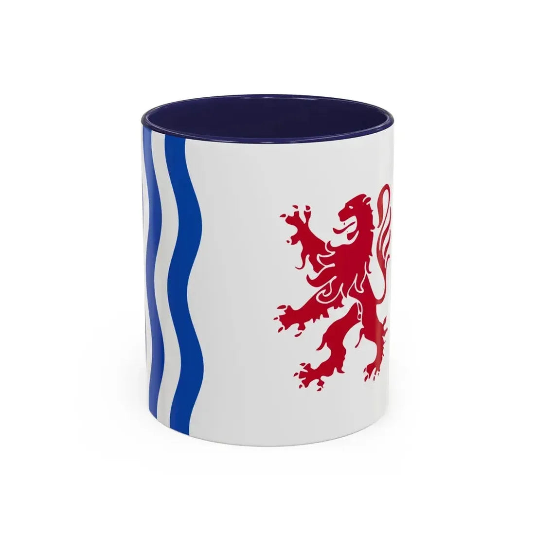 Flag of Nouvelle Aquitaine France - Accent Coffee Mug 11oz Navy - Go Mug Yourself