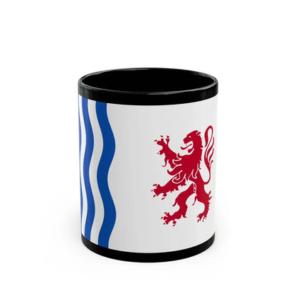 Flag of Nouvelle Aquitaine France - Black Coffee Mug 11oz - Go Mug Yourself