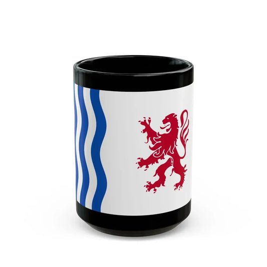 Flag of Nouvelle Aquitaine France - Black Coffee Mug 15oz - Go Mug Yourself