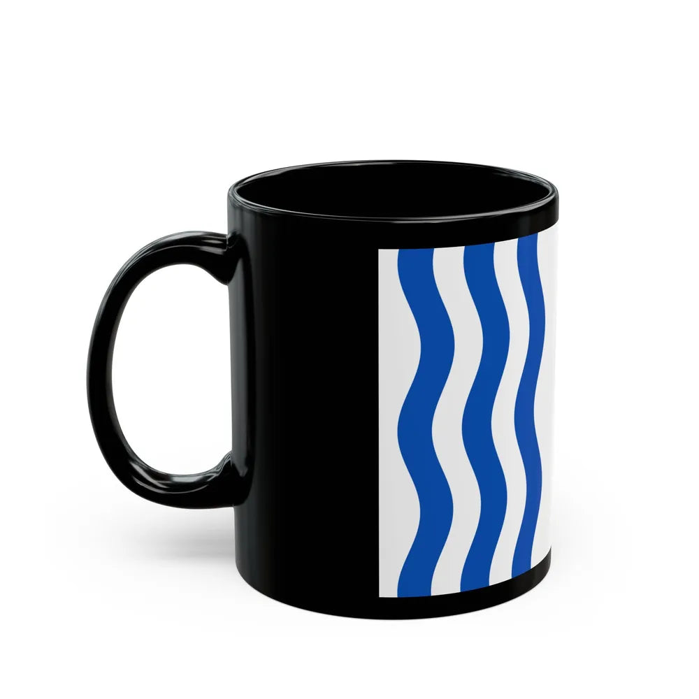 Flag of Nouvelle Aquitaine France - Black Coffee Mug-Go Mug Yourself